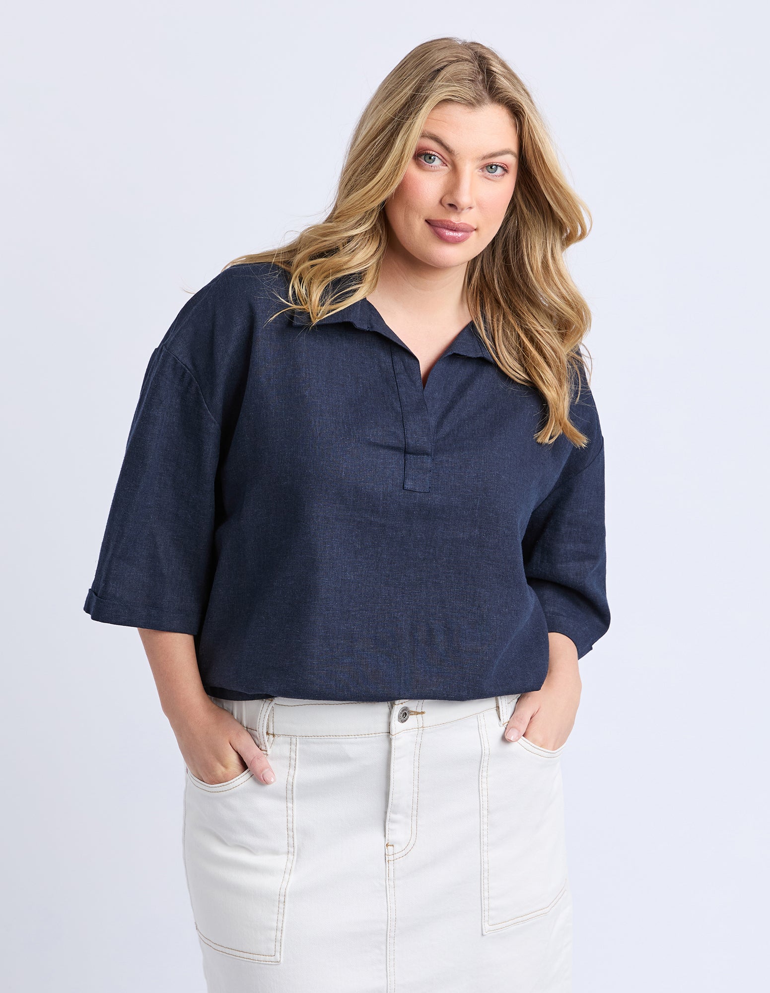Jamila Shirt Dark Sapphire