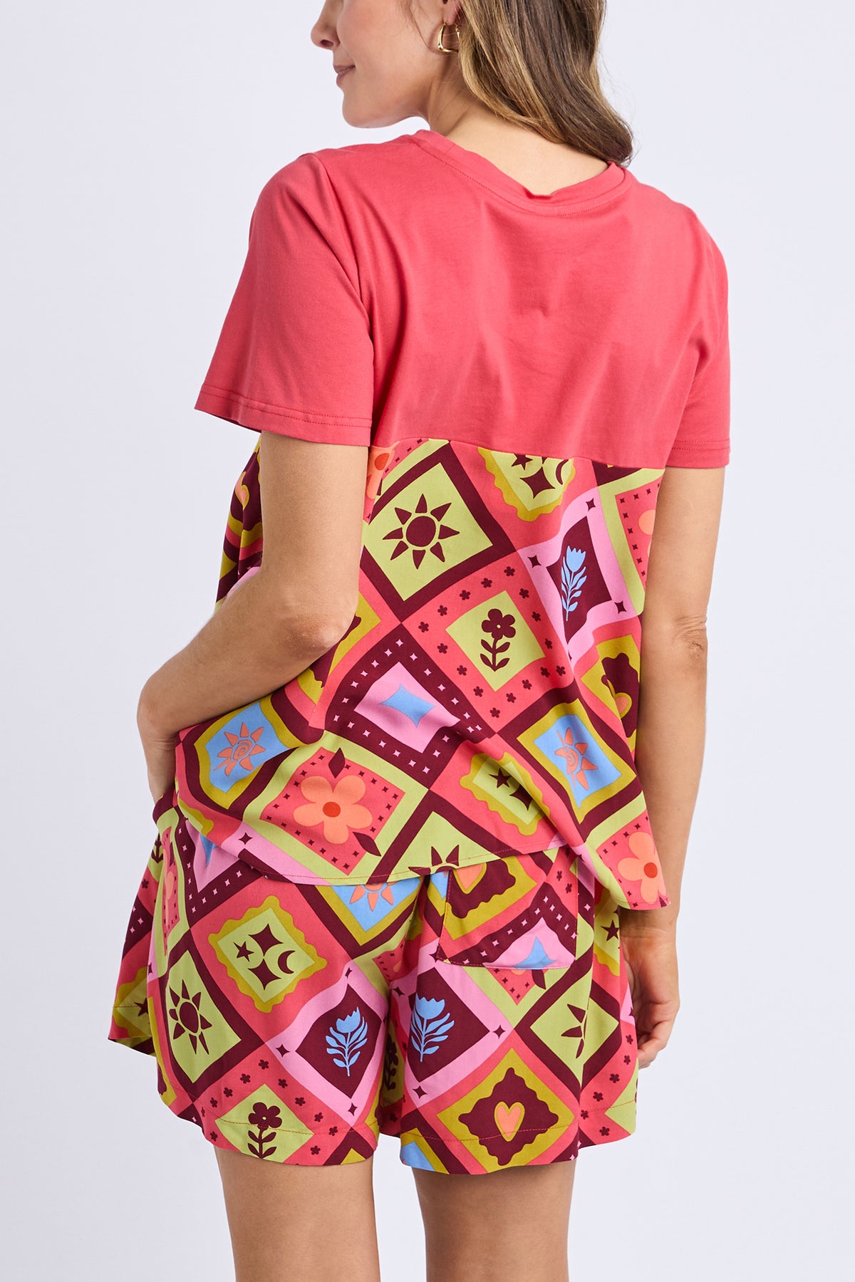 Rhode Printed Top Cayenne