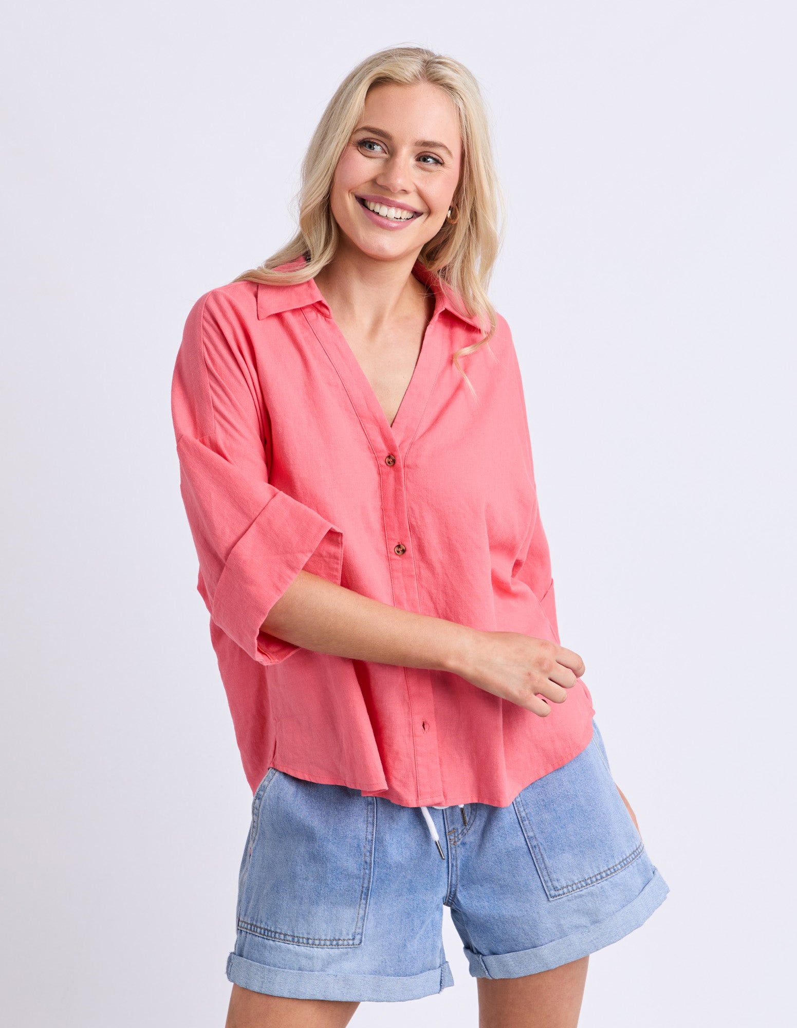 Holiday Shirt Sugar Coral
