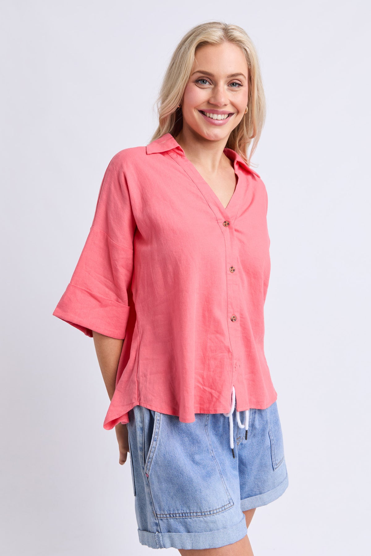 Holiday Shirt Sugar Coral