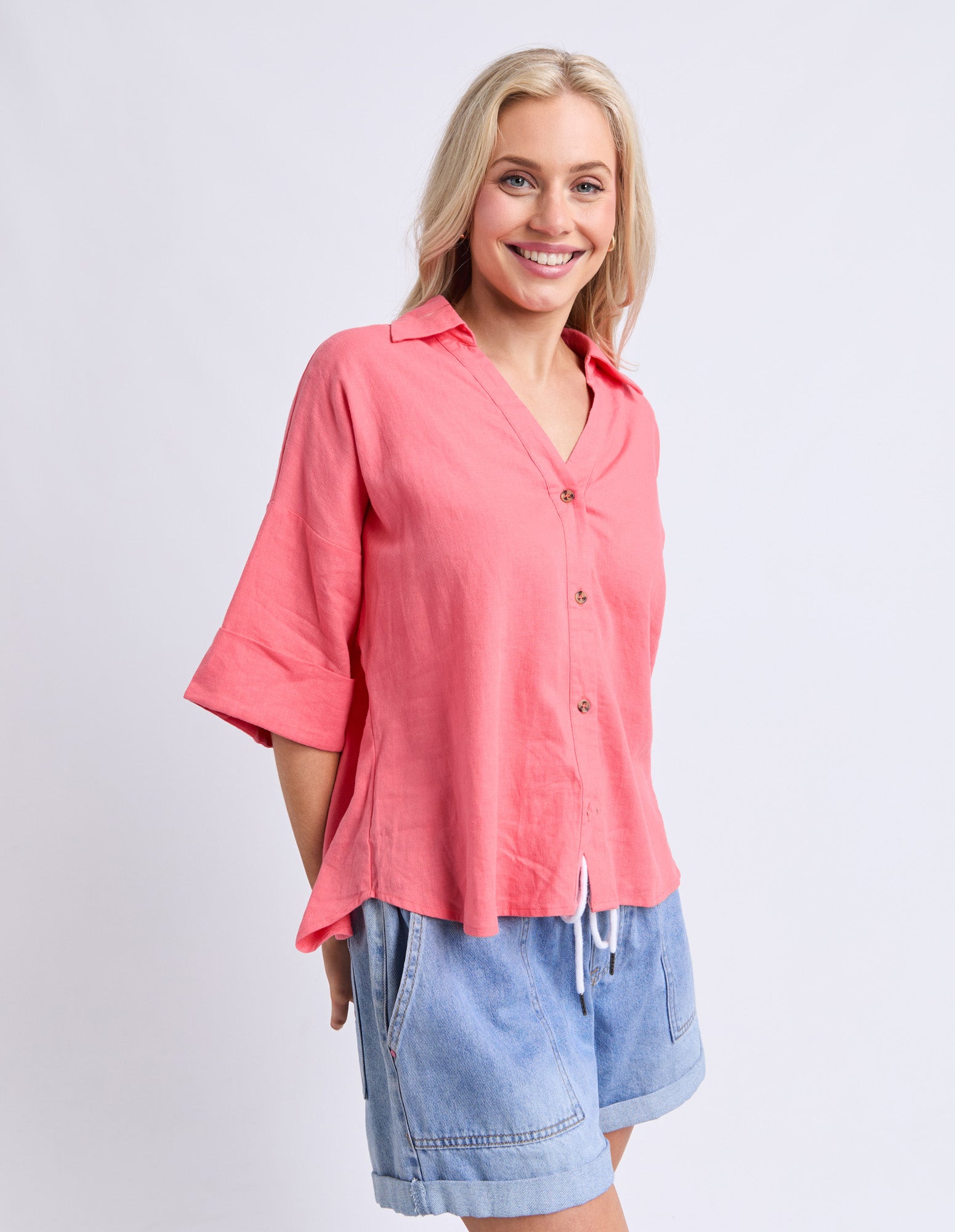 Holiday Shirt Sugar Coral