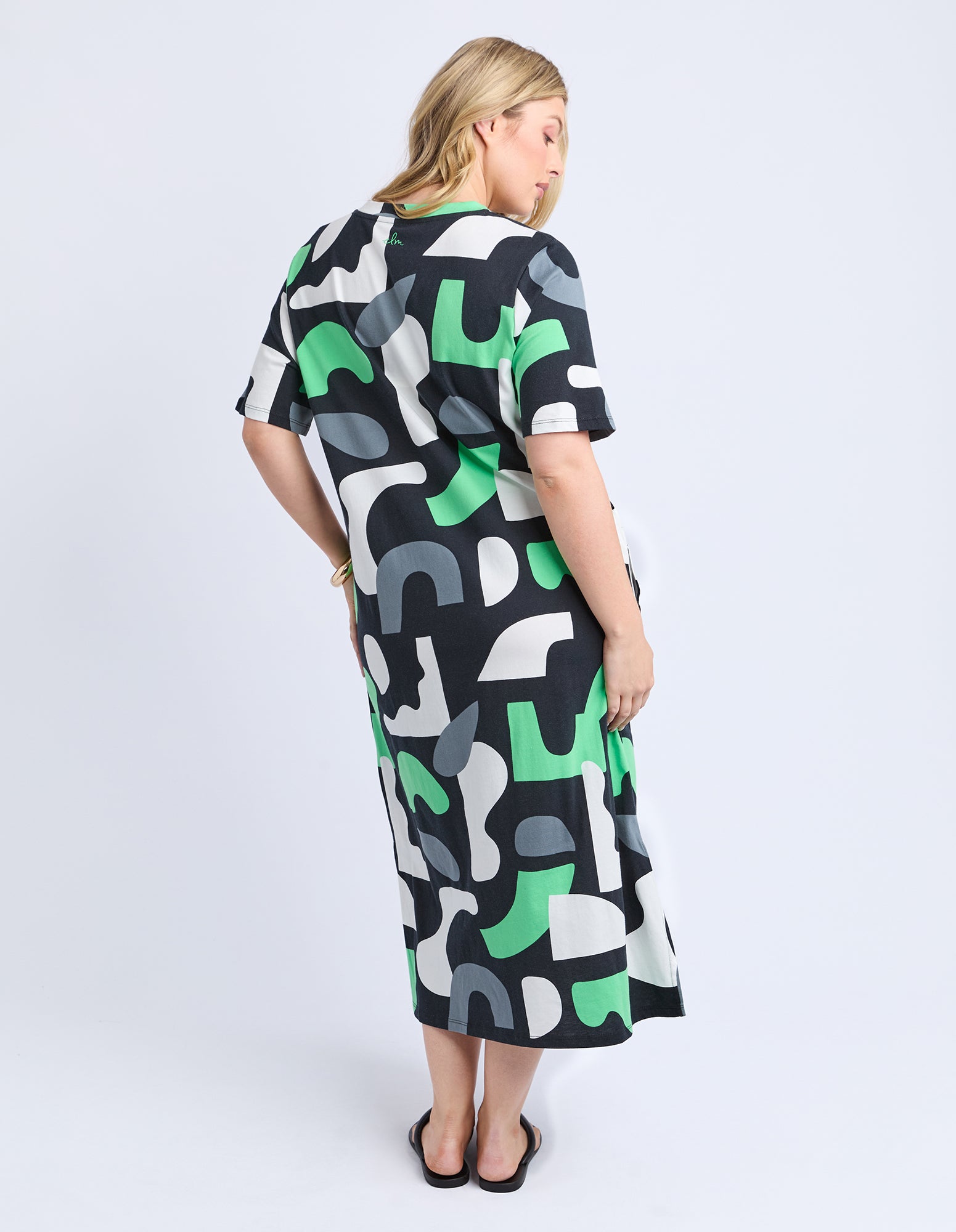 Stijl Dress Abstract Yardage Print