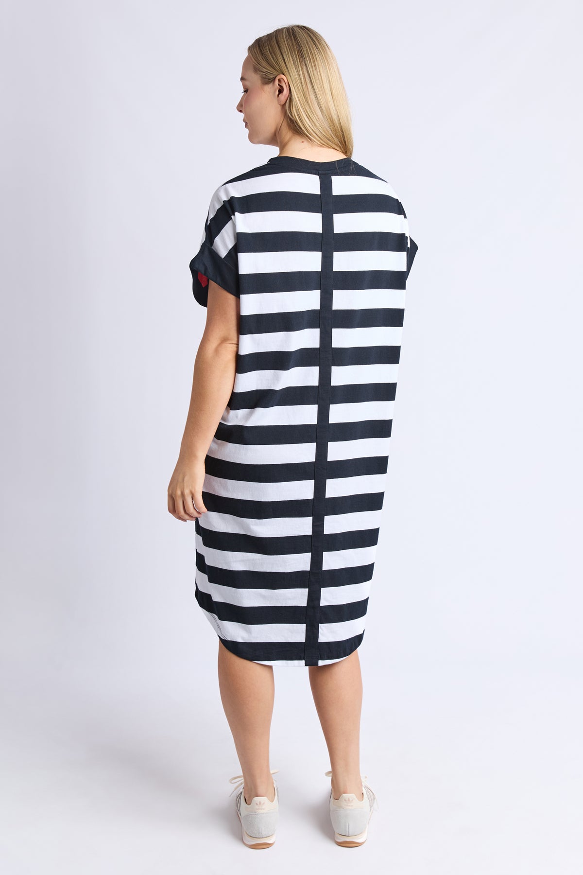 Mckinley Dress Black And White Stripe