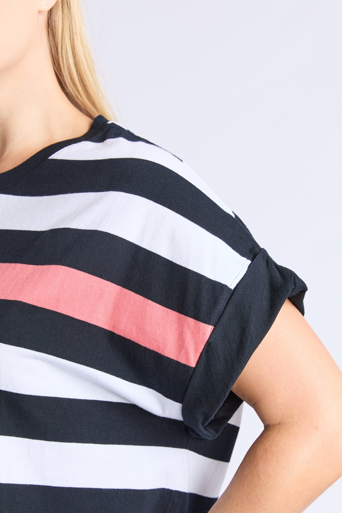Mckinley Dress Black And White Stripe