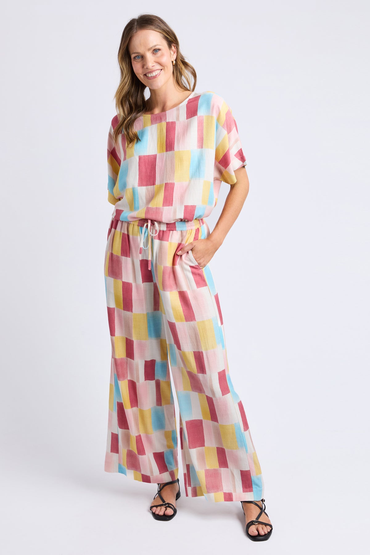 Cinque Pant Cinque Terre Print