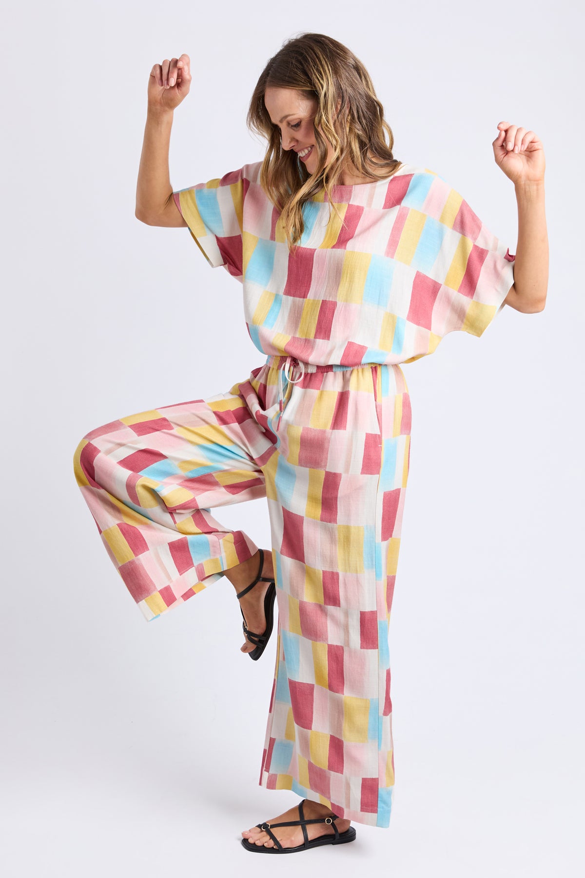 Cinque Pant Cinque Terre Print