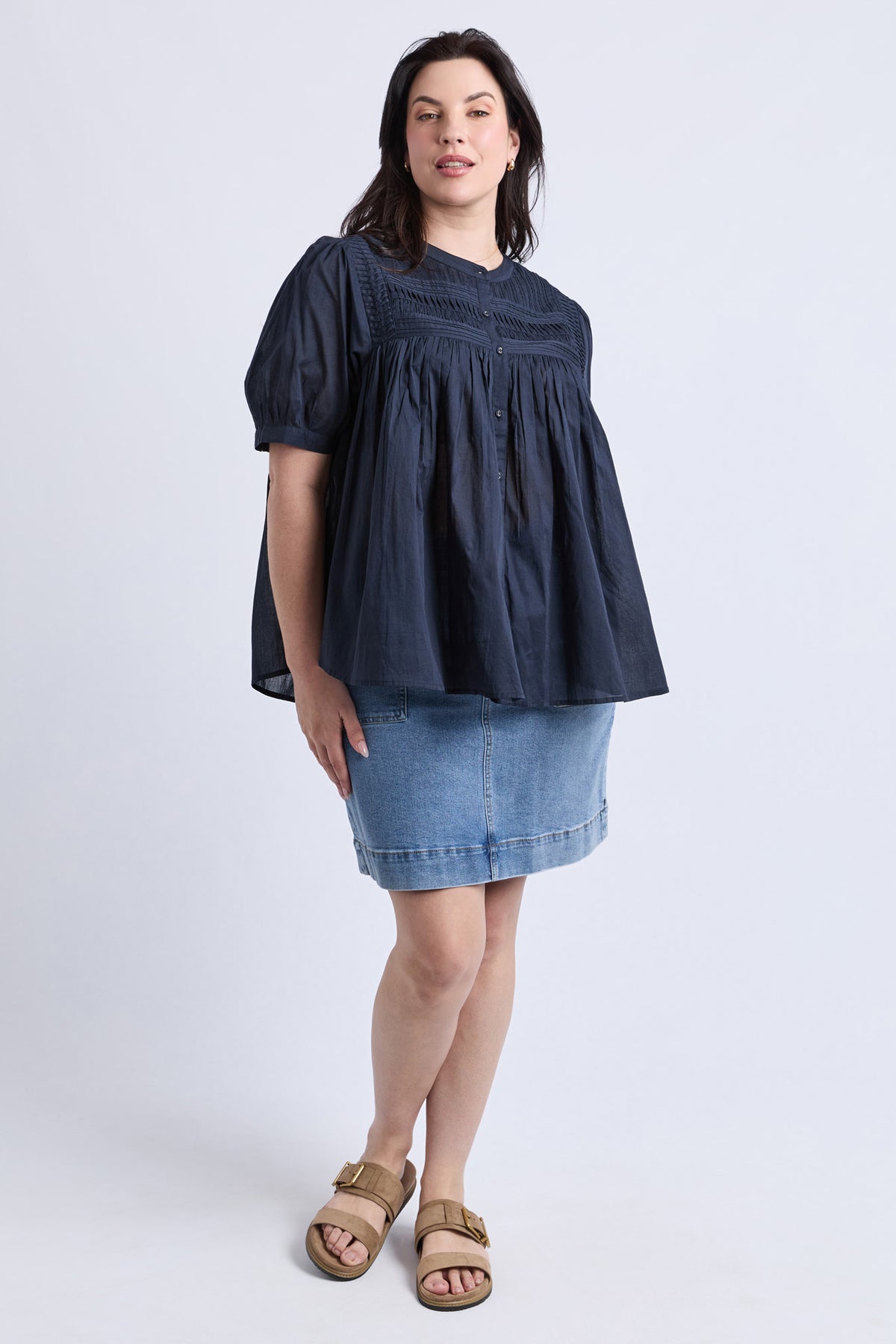 Monty Short Sleeve Shirt Navy
