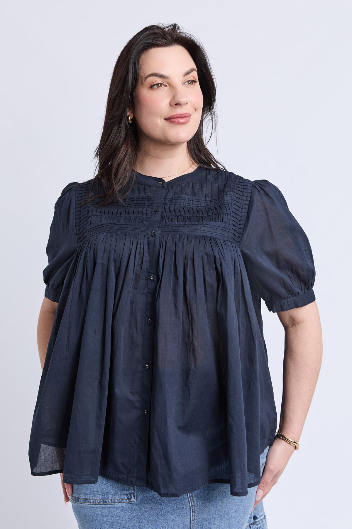 Monty Short Sleeve Shirt Navy