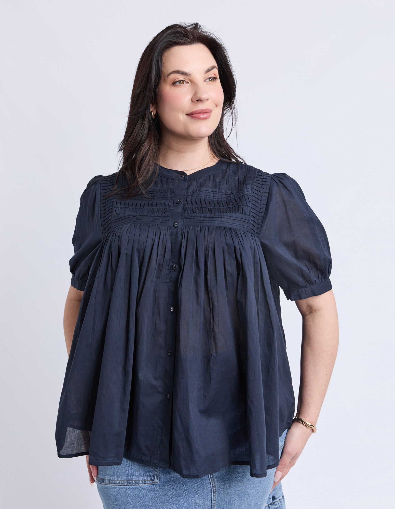 Monty Short Sleeve Shirt Navy