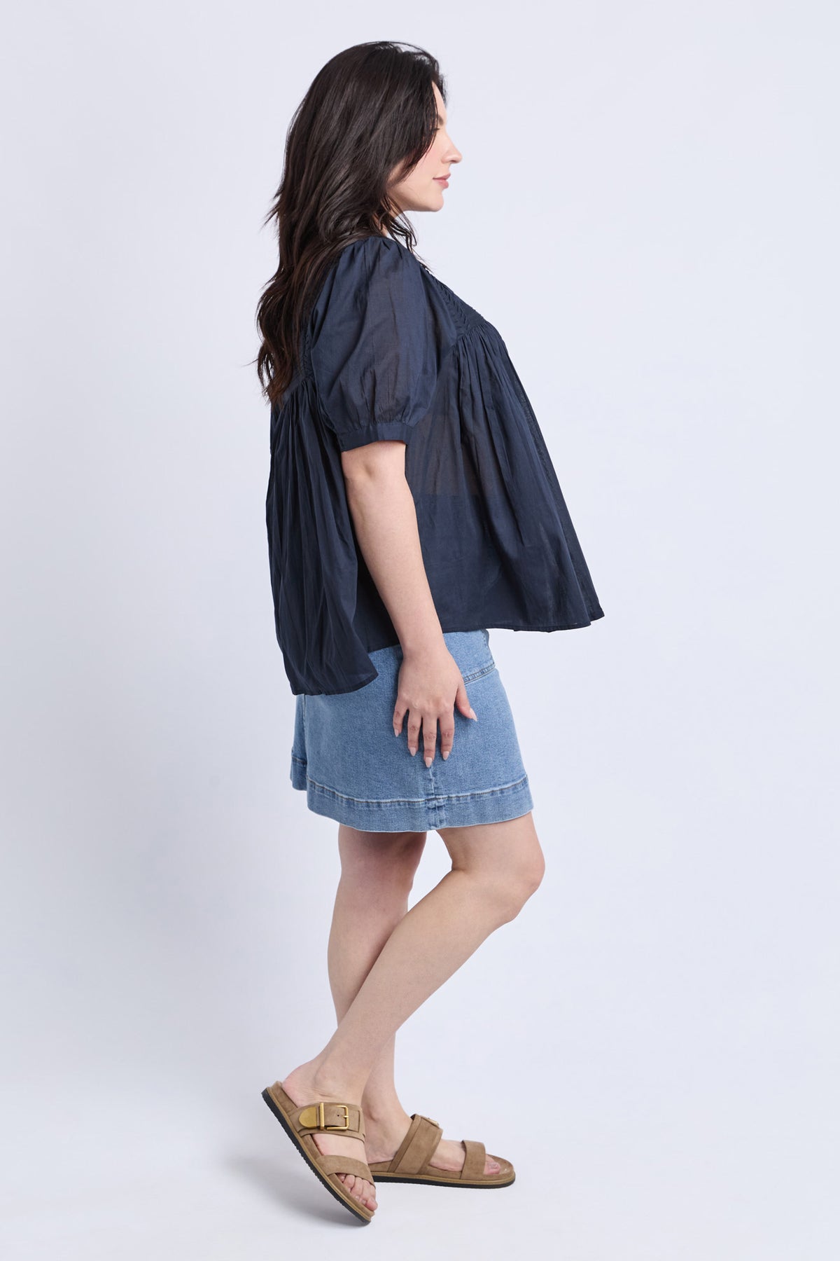 Monty Short Sleeve Shirt Navy