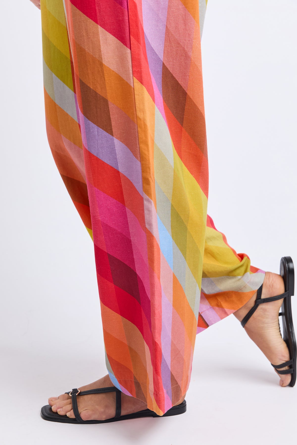 Rena Pant Rena Striped Print