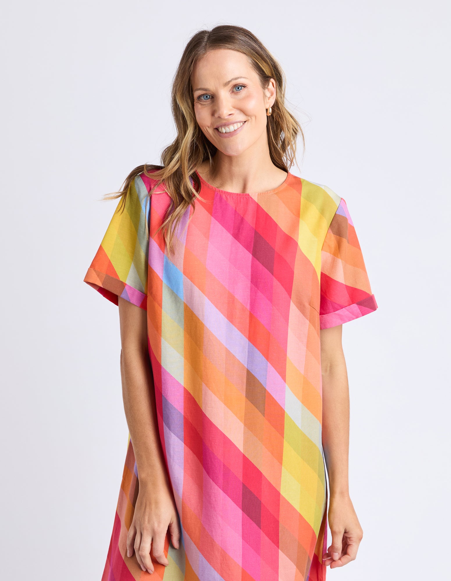 Rena Dress Rena Striped Print