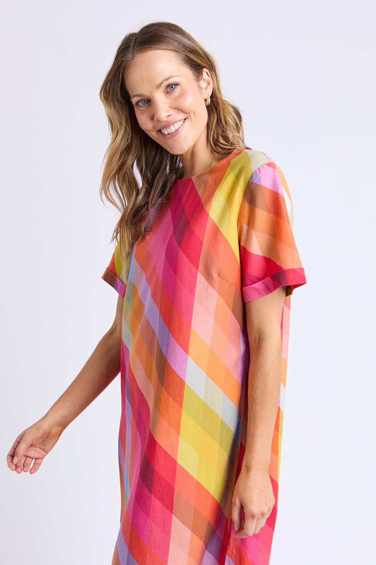 Rena Dress Rena Striped Print