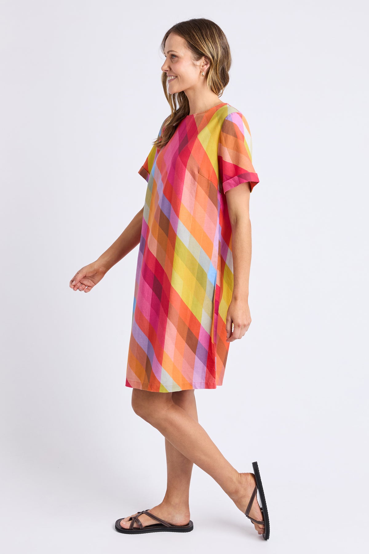 Rena Dress Rena Striped Print