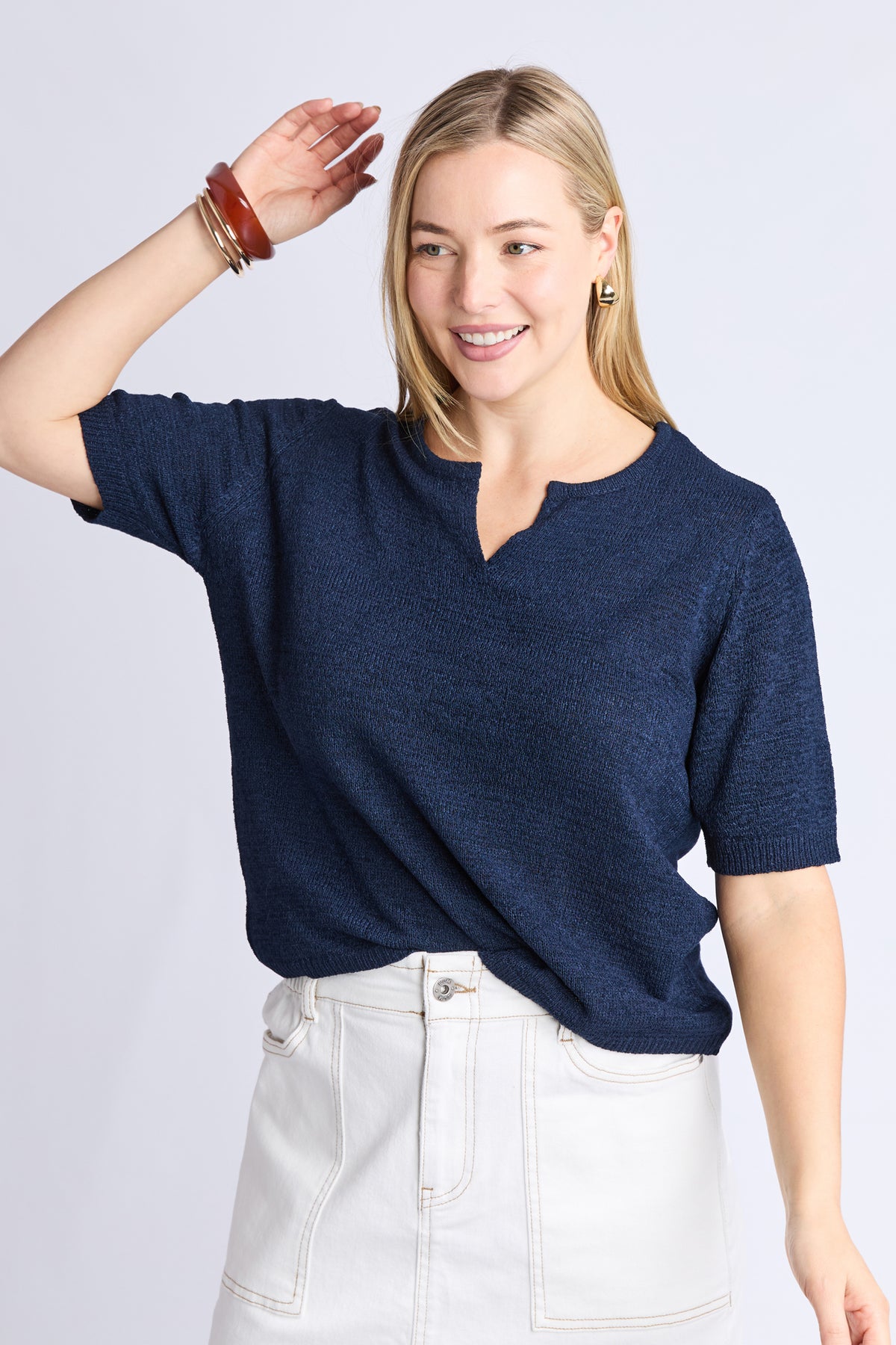 Knit Tee Navy