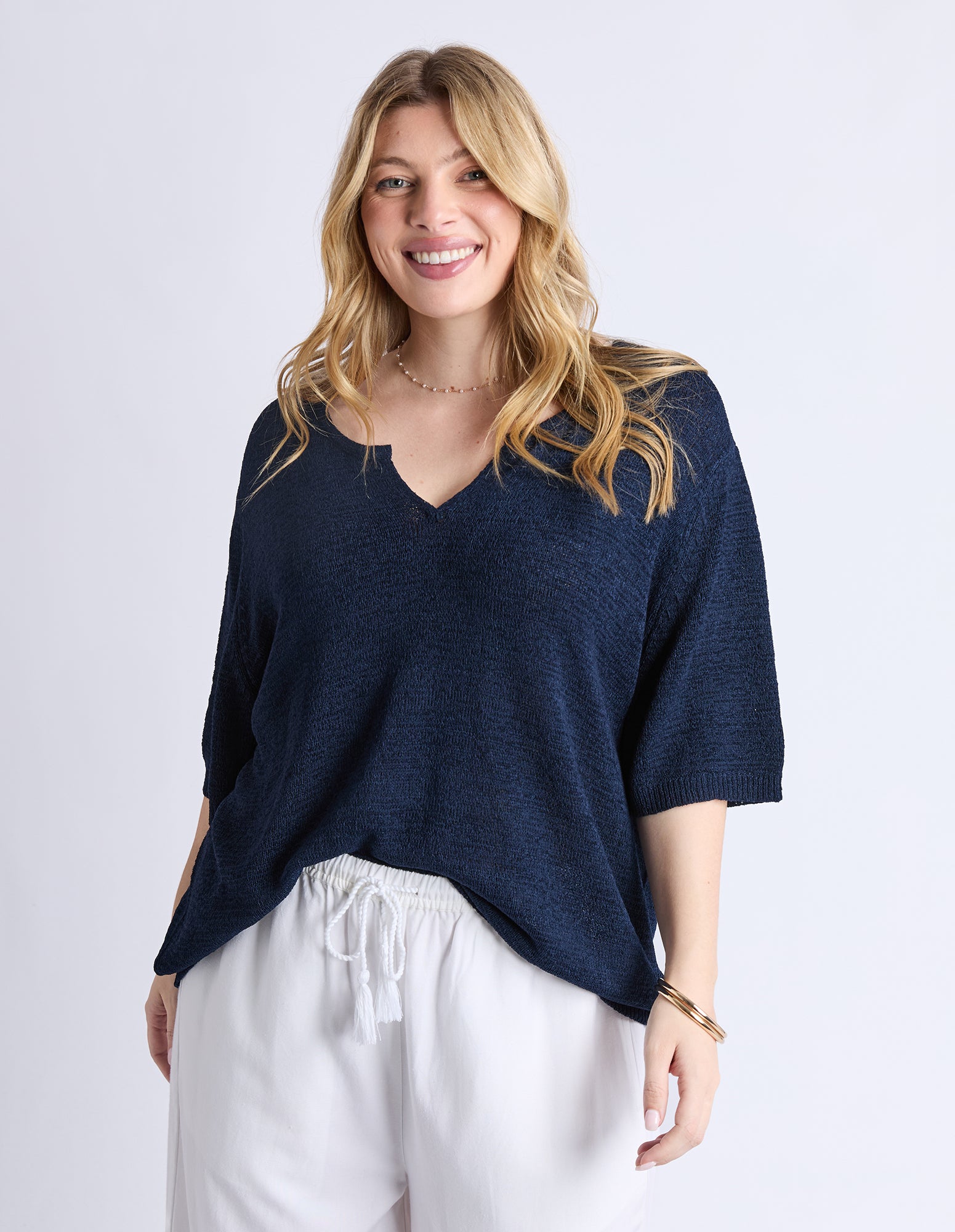 Knit Tee Navy