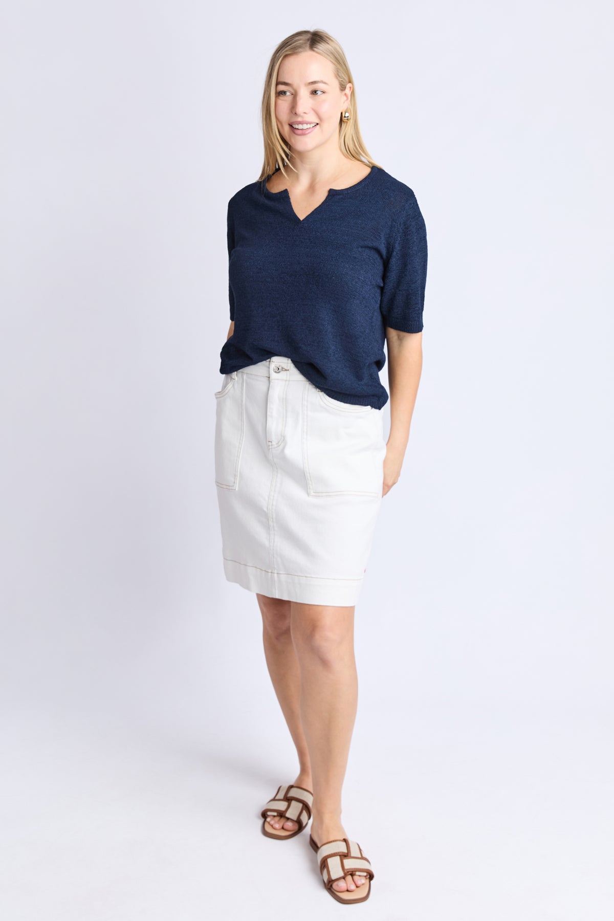 Knit Tee Navy