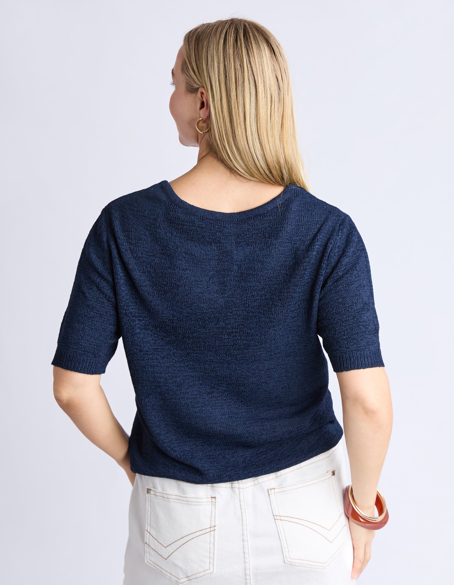 Knit Tee Navy
