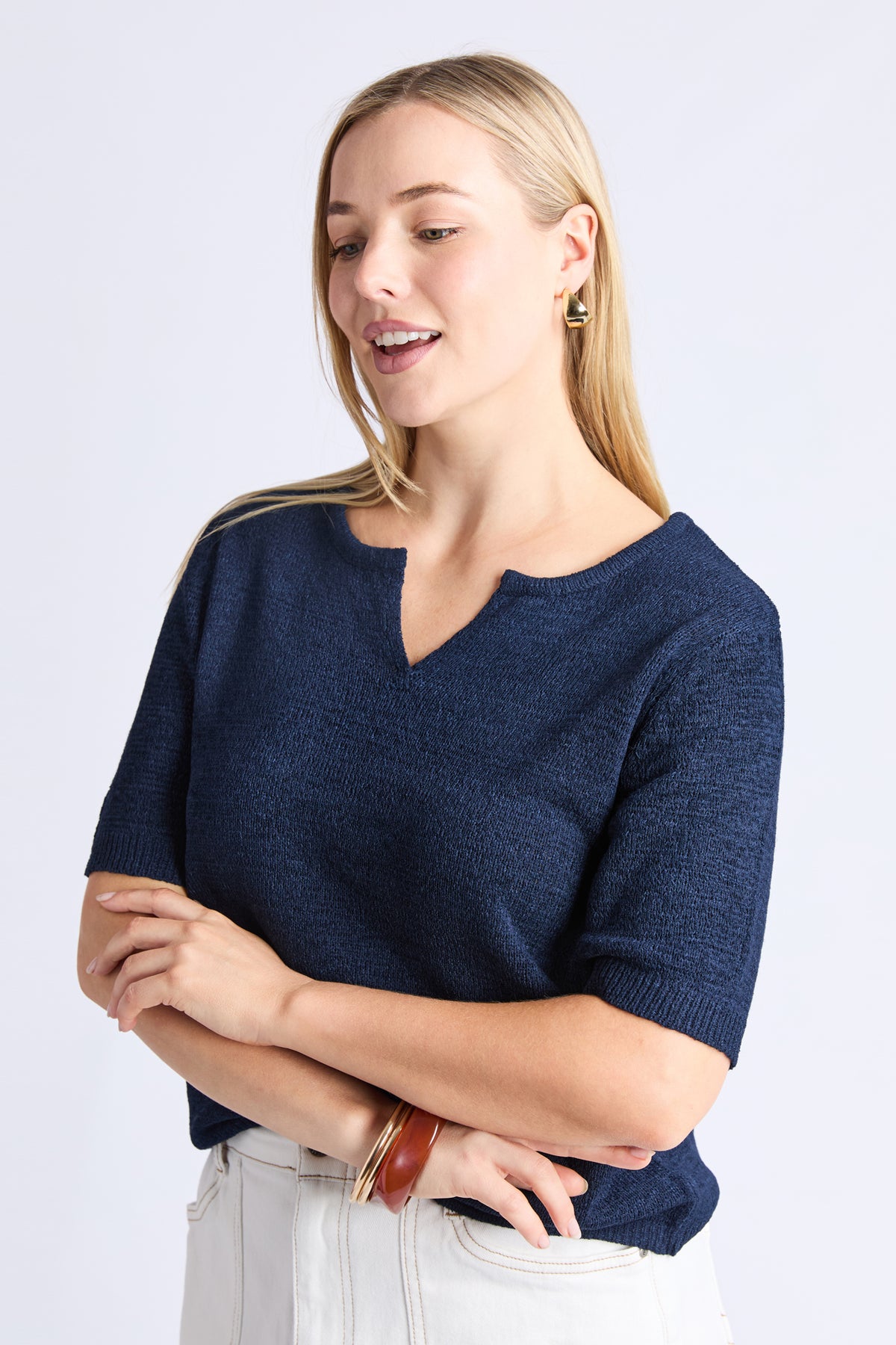 Knit Tee Navy