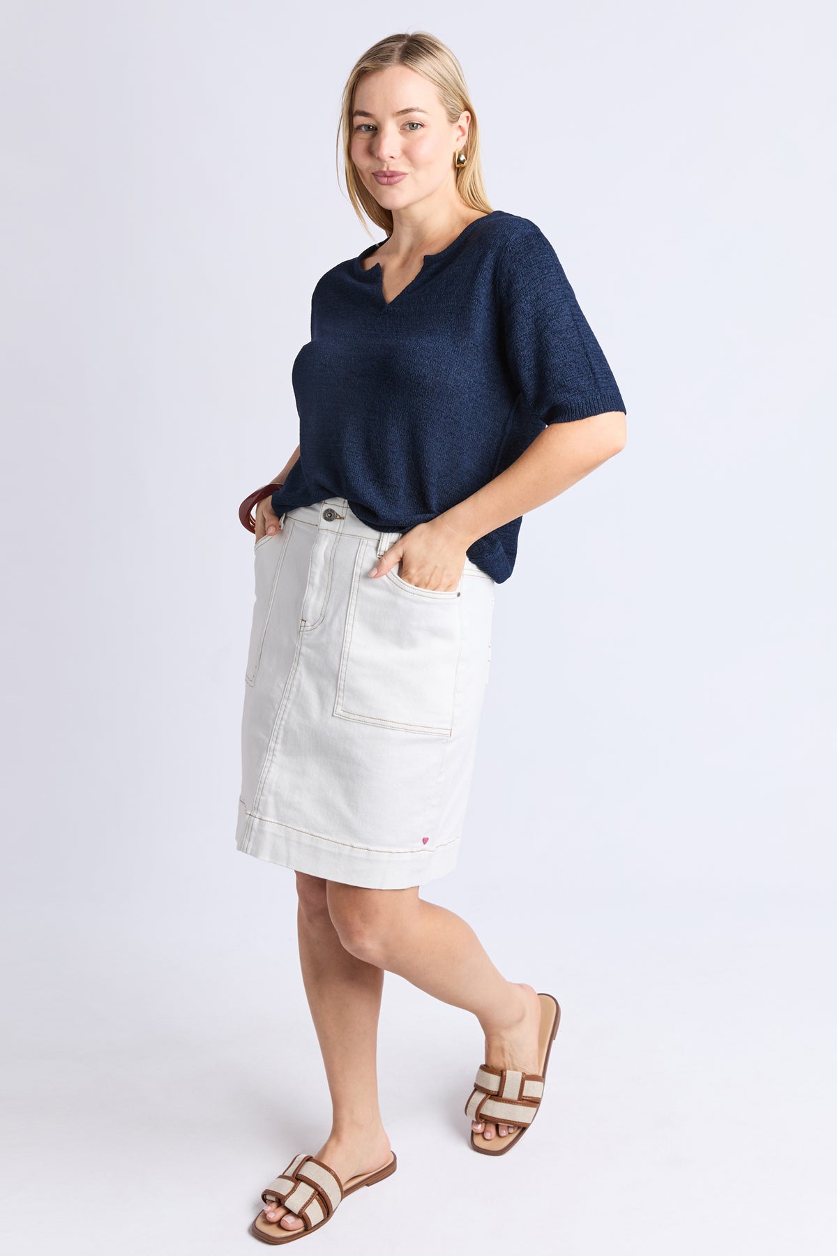 Knit Tee Navy