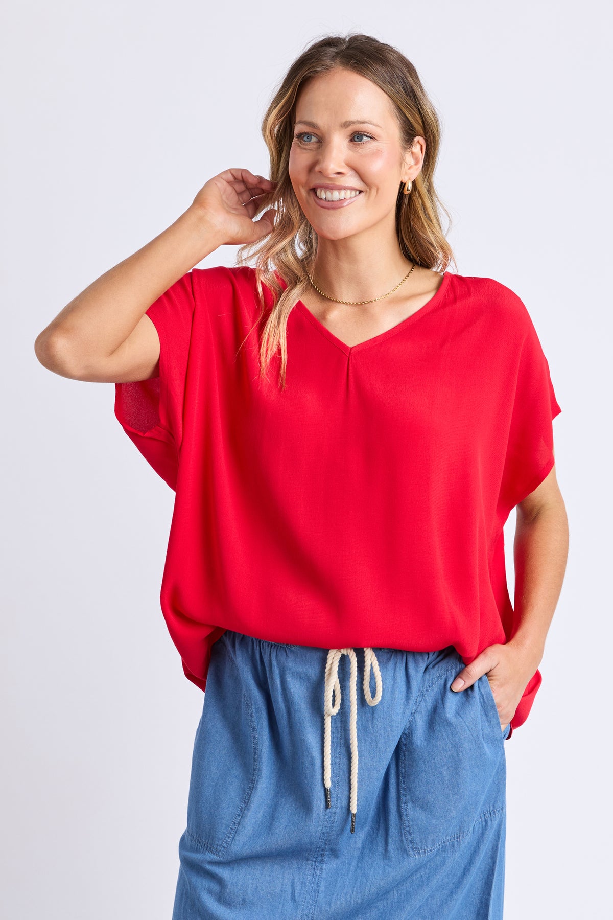 Noosa Top Poppy