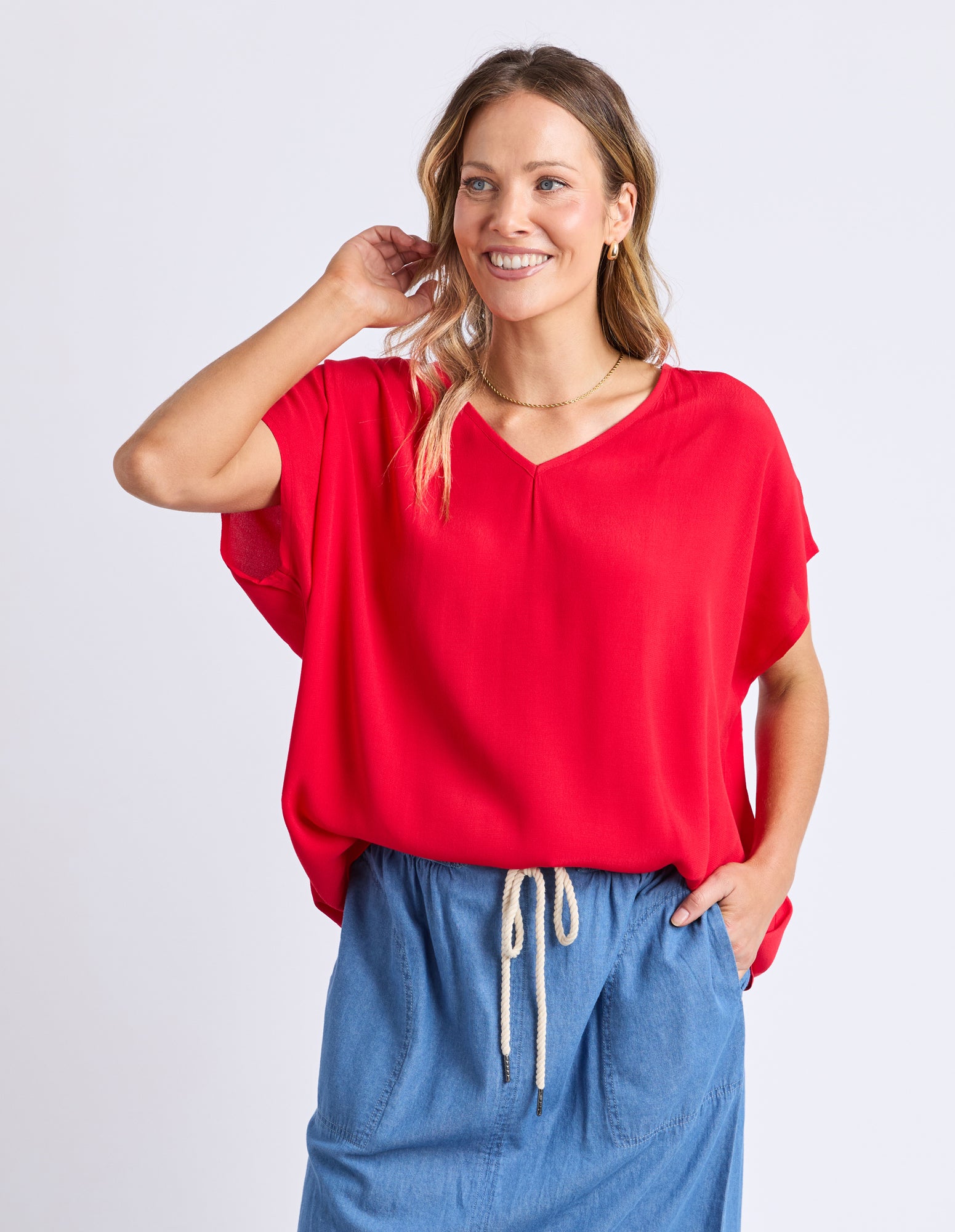 Noosa Top Poppy