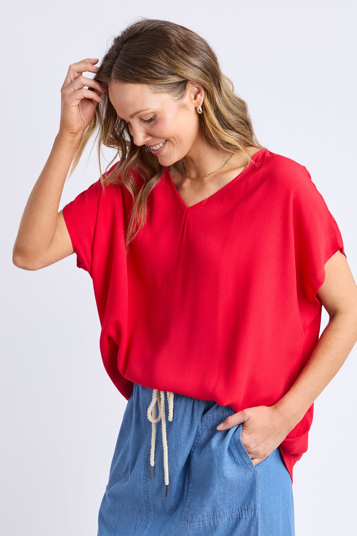 Noosa Top Poppy