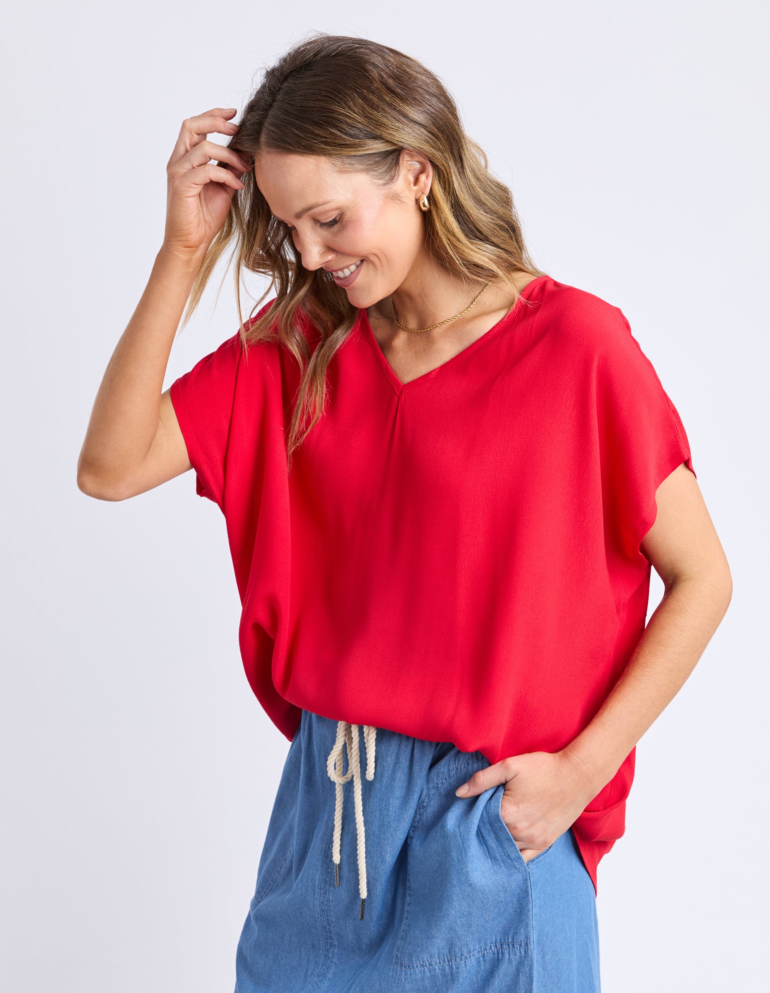 Noosa Top Poppy