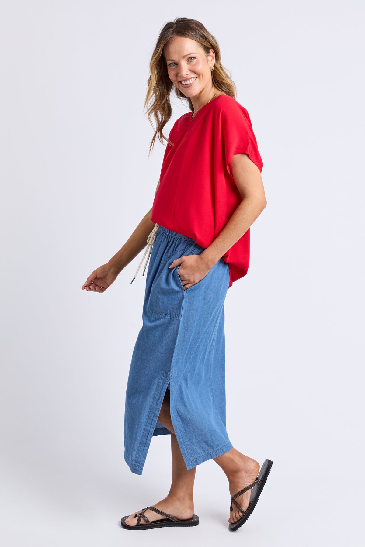 Noosa Top Poppy