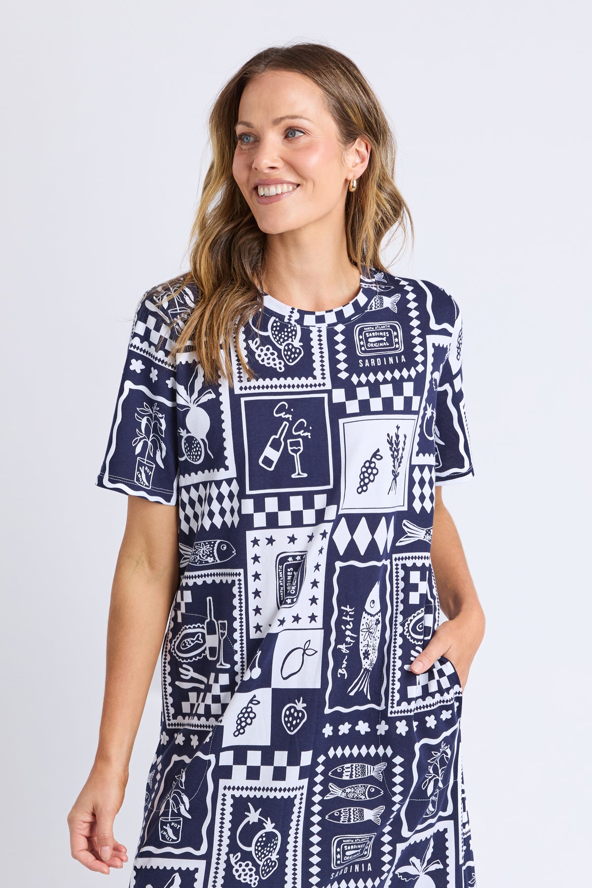 Chin Chin Dress All Over Print