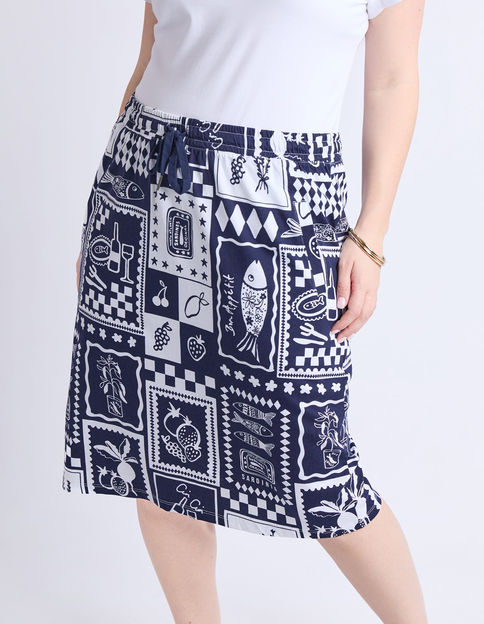 Chin Chin Skirt All Over Print