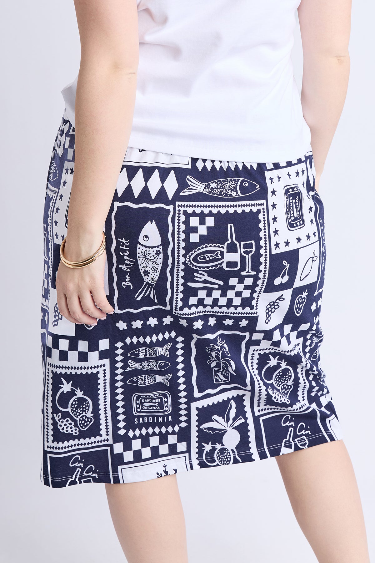 Chin Chin Skirt All Over Print