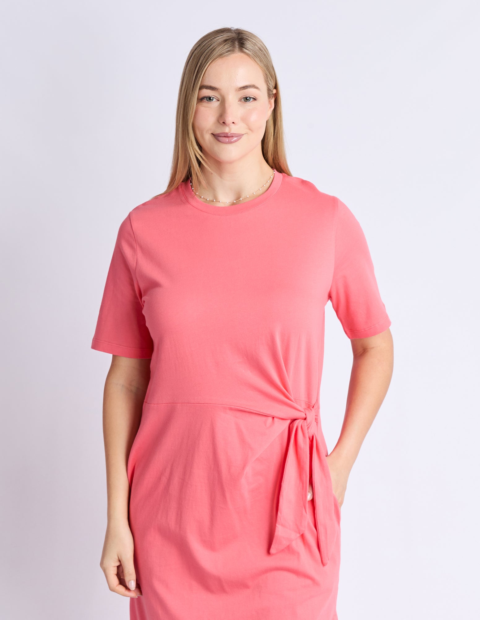 Picnic Dress Sugar Coral