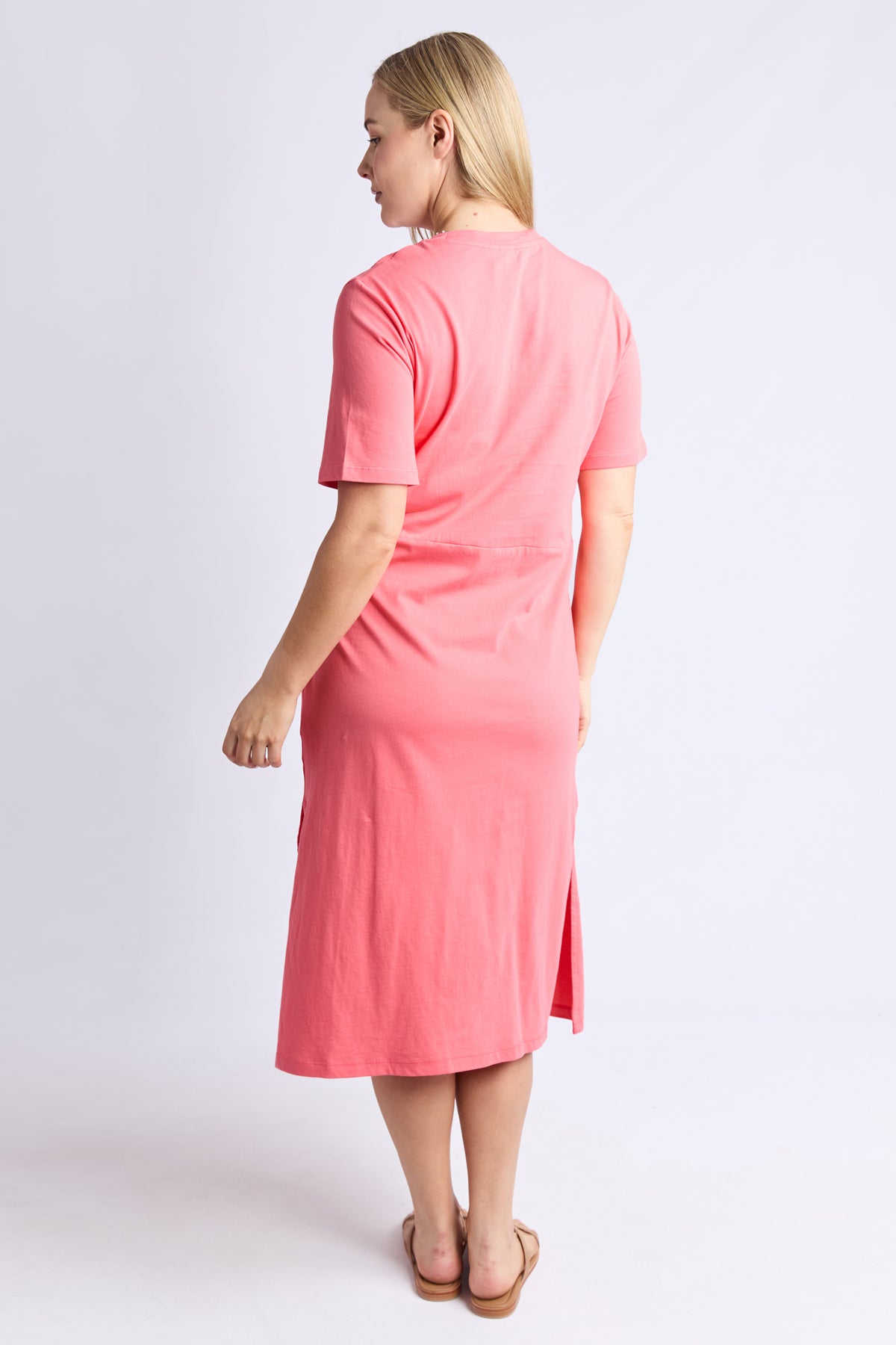 Picnic Dress Sugar Coral