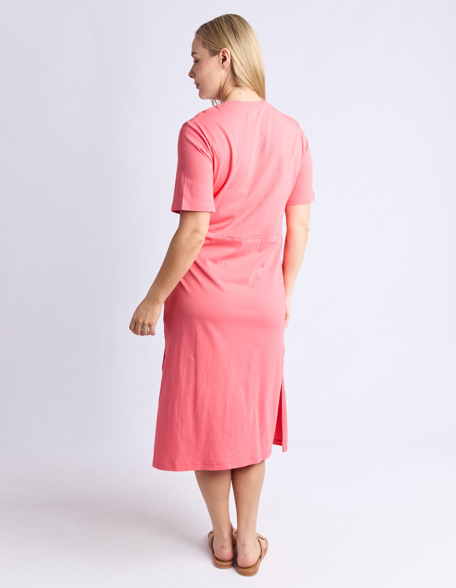 Picnic Dress Sugar Coral