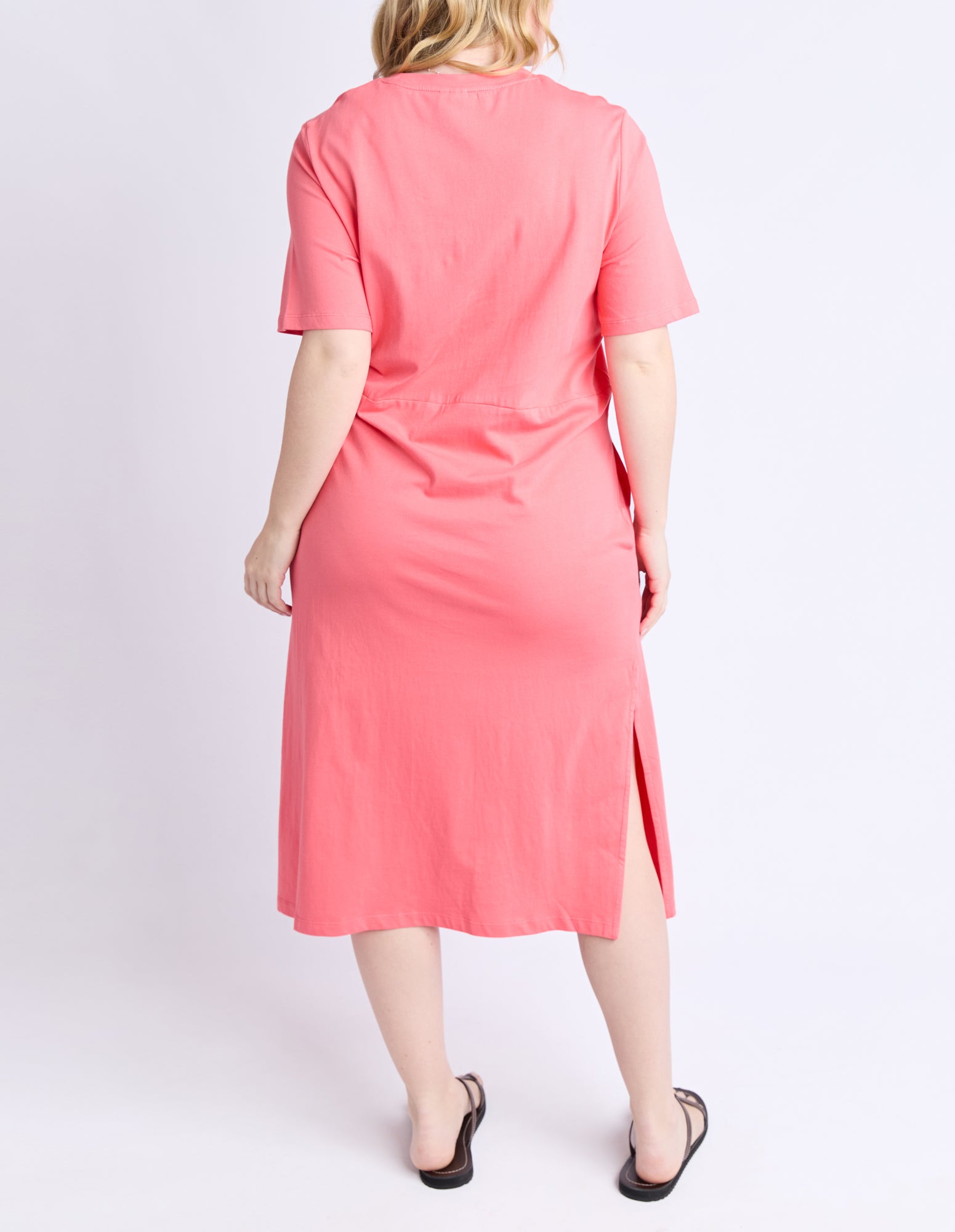 Picnic Dress Sugar Coral