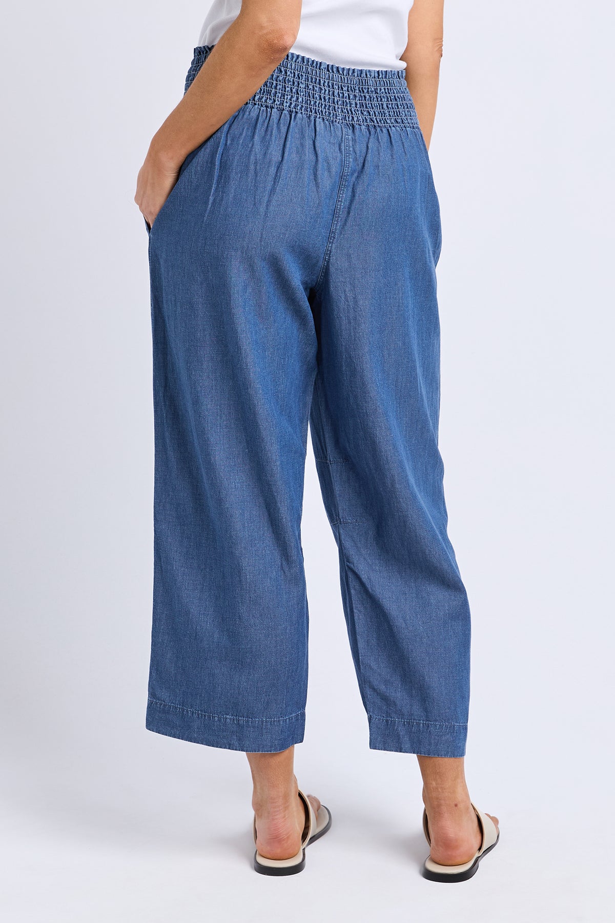 Riley Lyocel Pant Blue