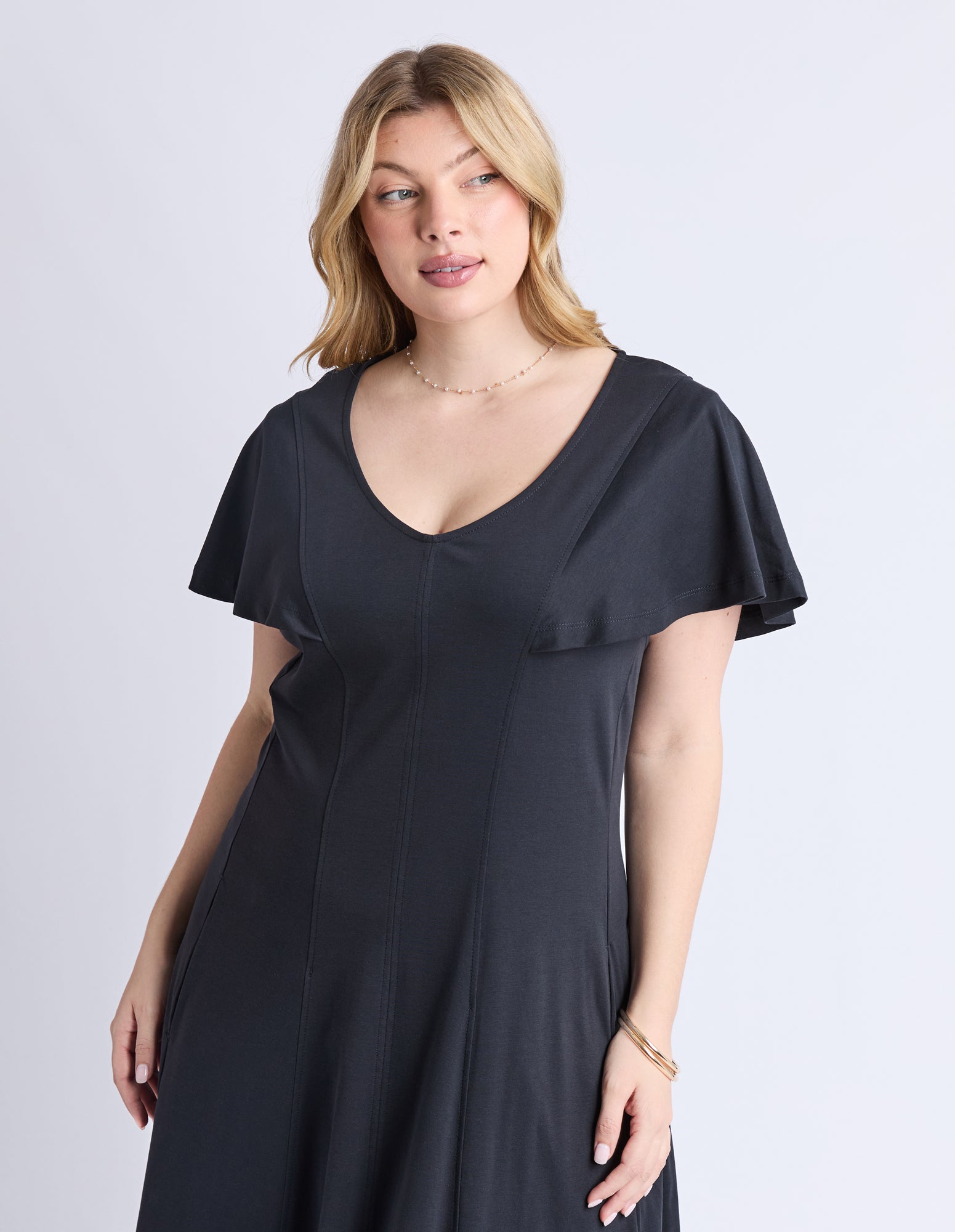 Grace Jersey Dress Black
