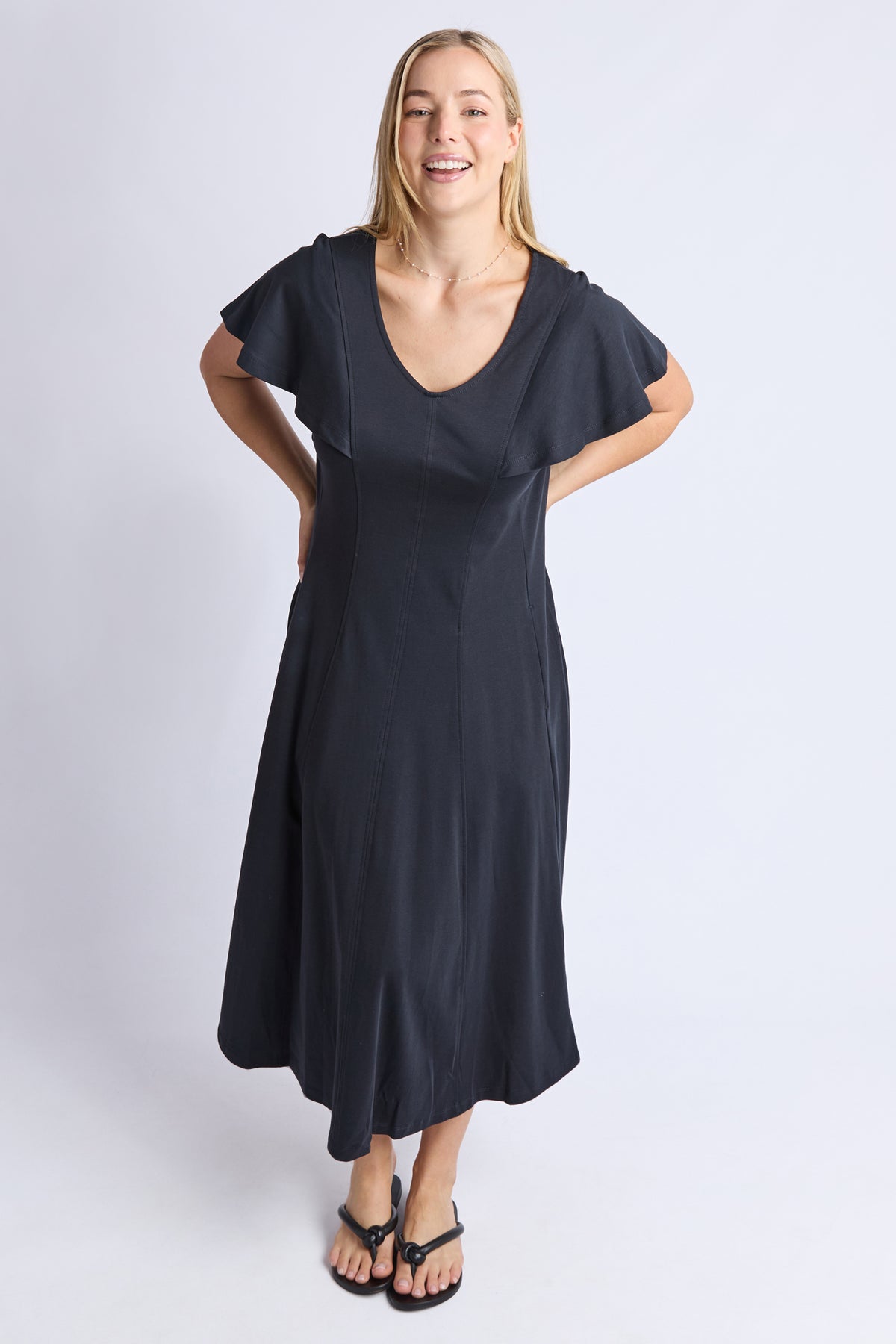 Grace Jersey Dress Black