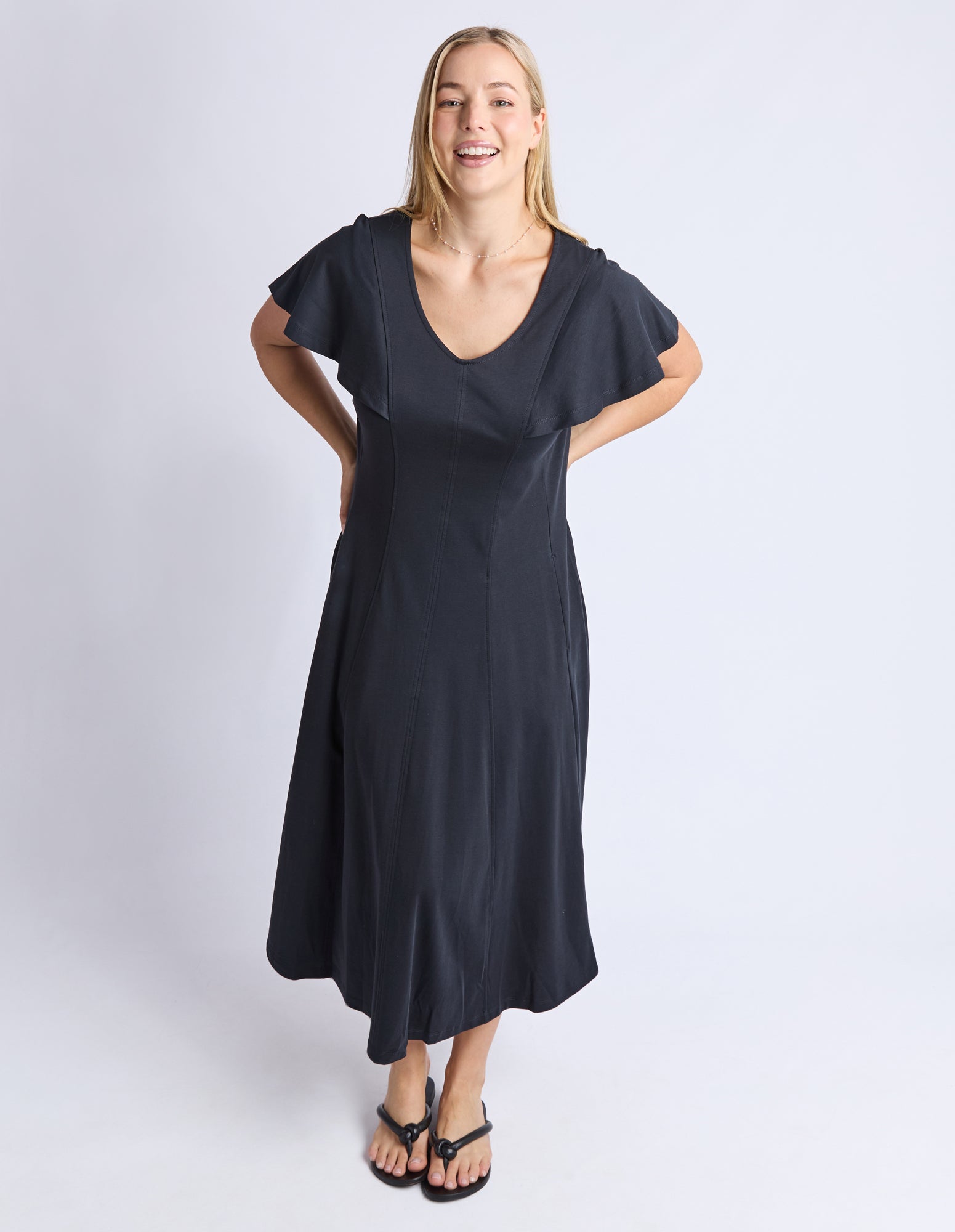Grace Jersey Dress Black