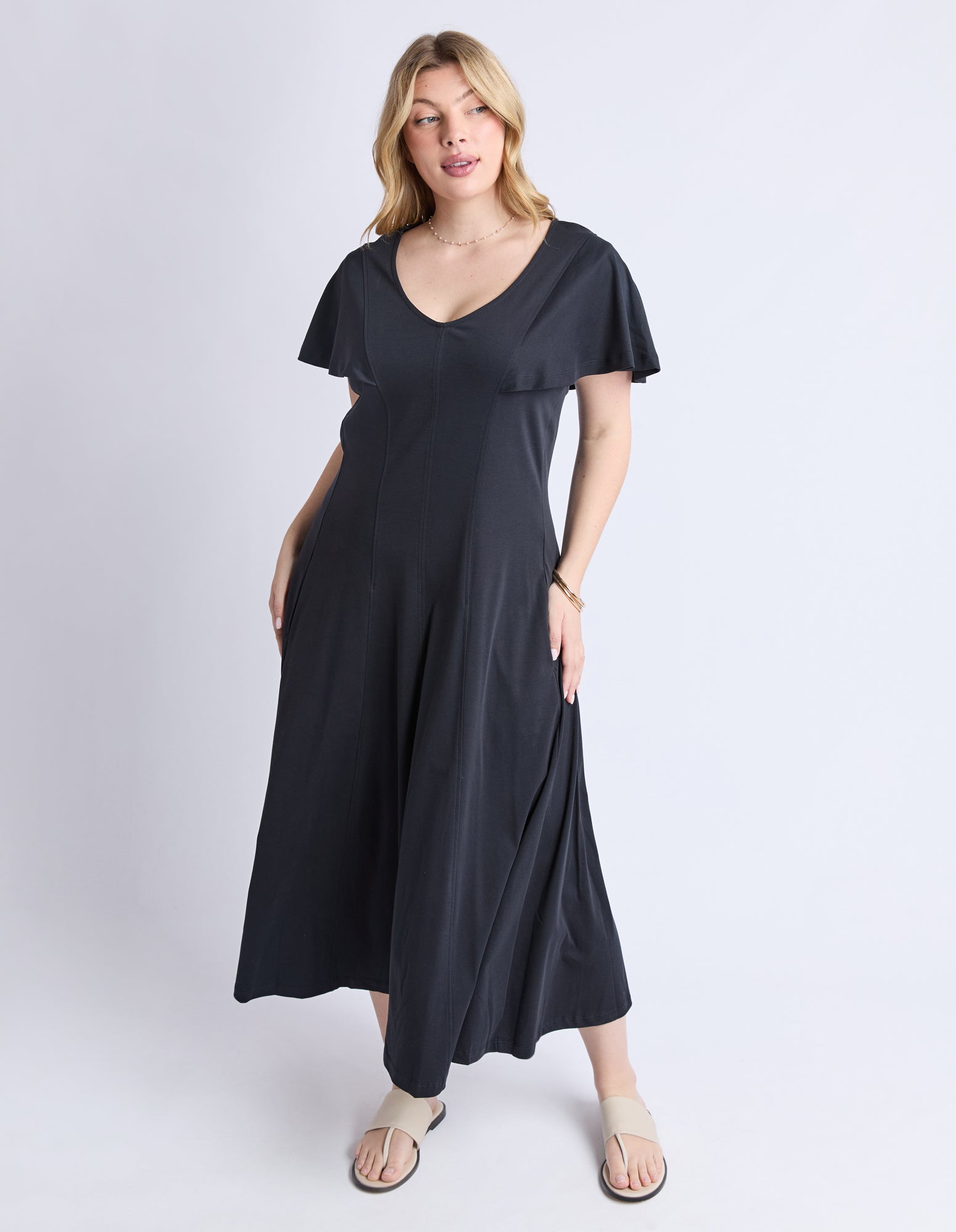 Grace Jersey Dress Black