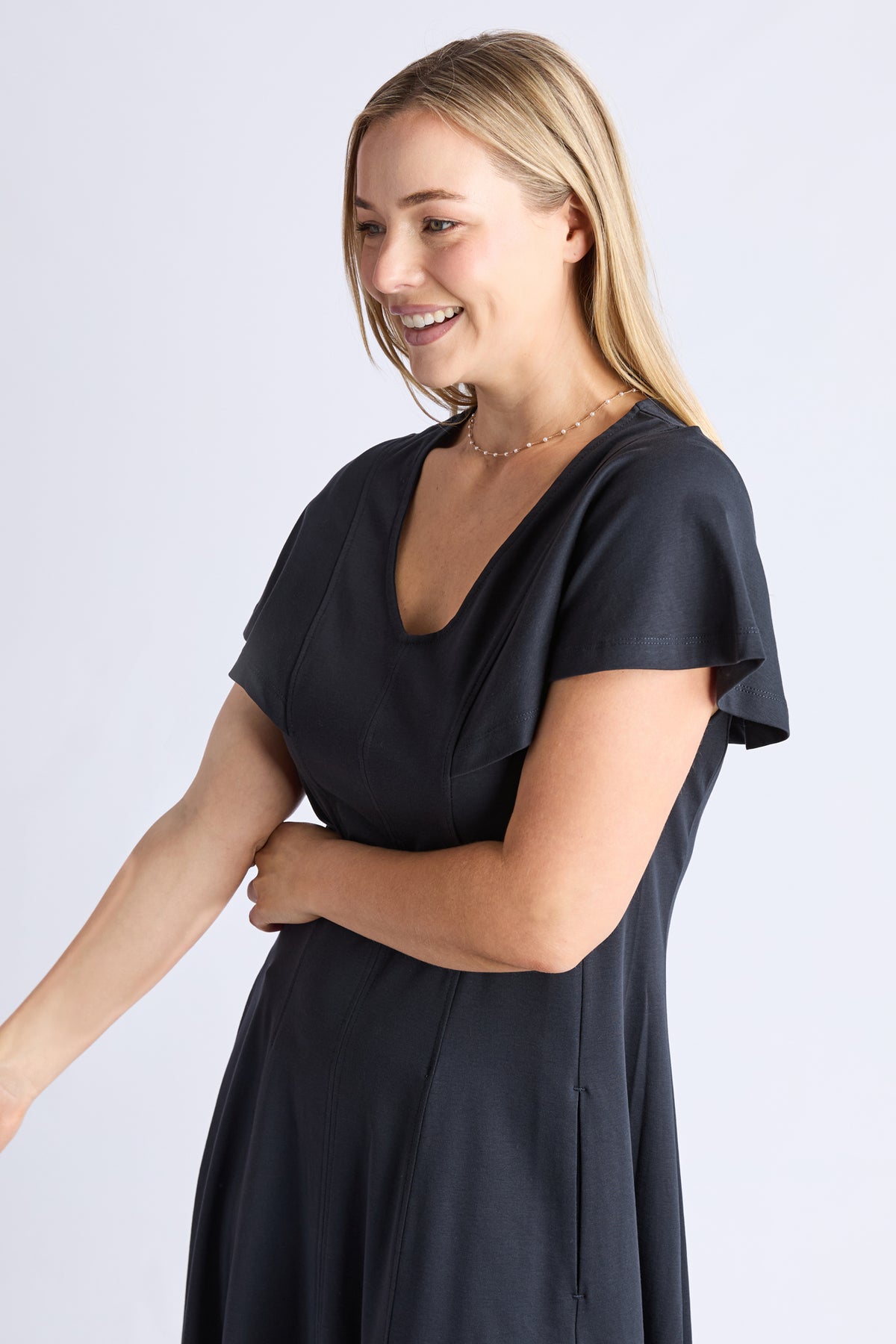 Grace Jersey Dress Black