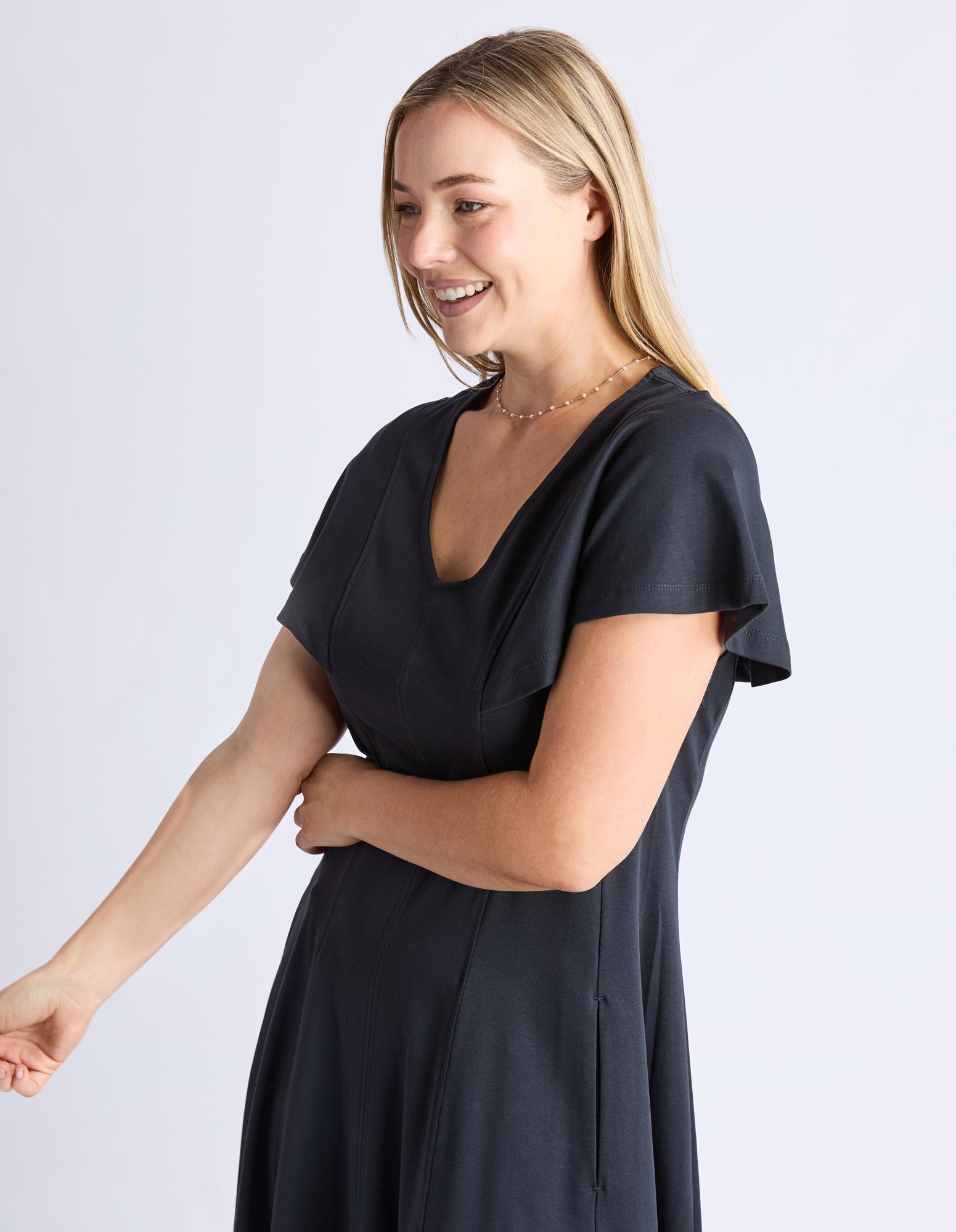 Grace Jersey Dress Black