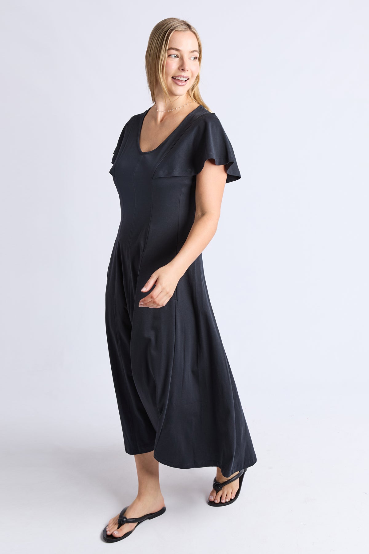 Grace Jersey Dress Black