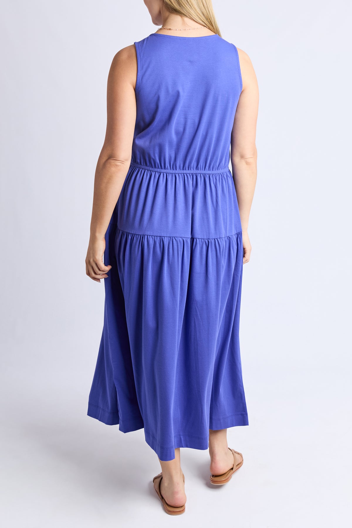 Coco Jersey Dress Bright Blue
