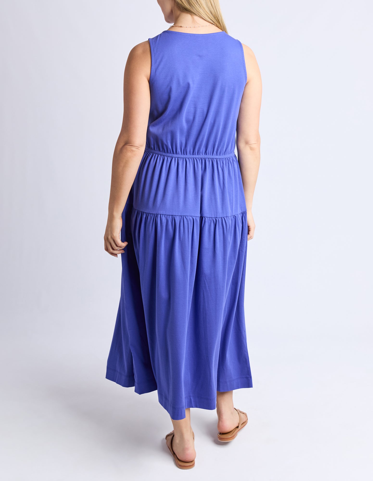 Coco Jersey Dress Bright Blue