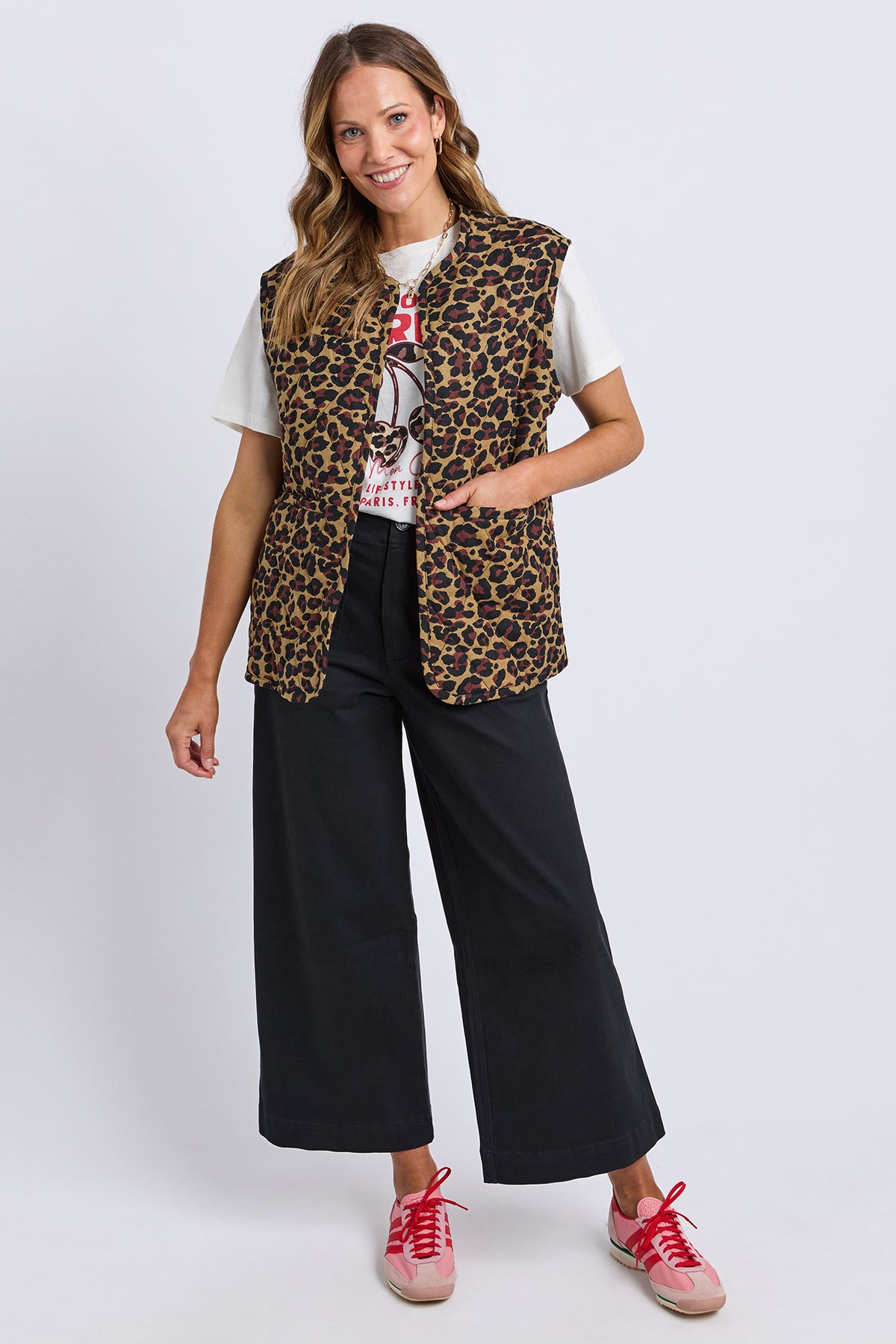 Saskia Vest Animal Print