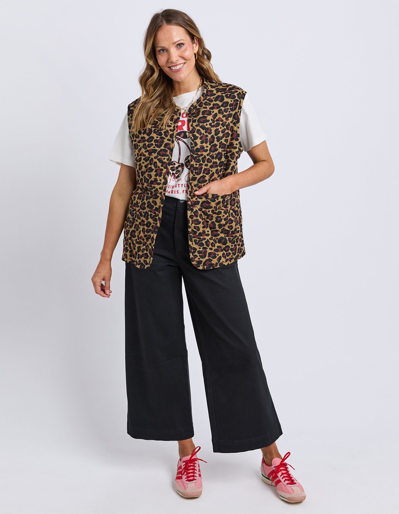 Saskia Vest Animal Print