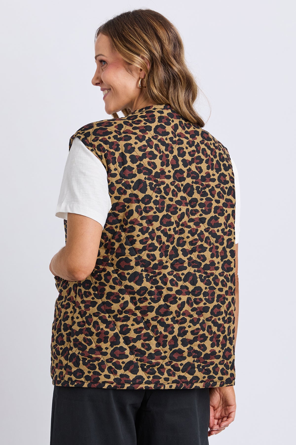 Saskia Vest Animal Print