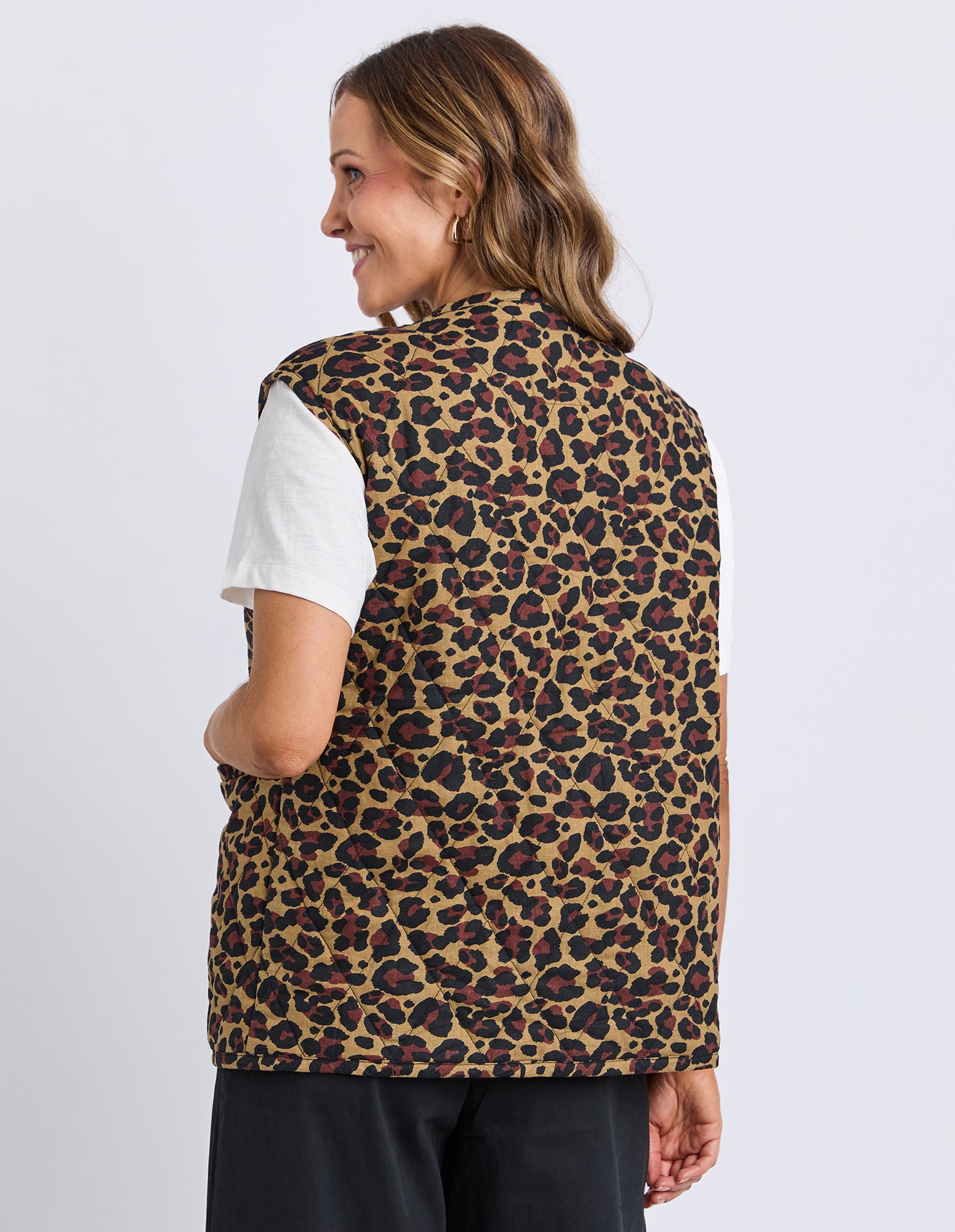 Saskia Vest Animal Print